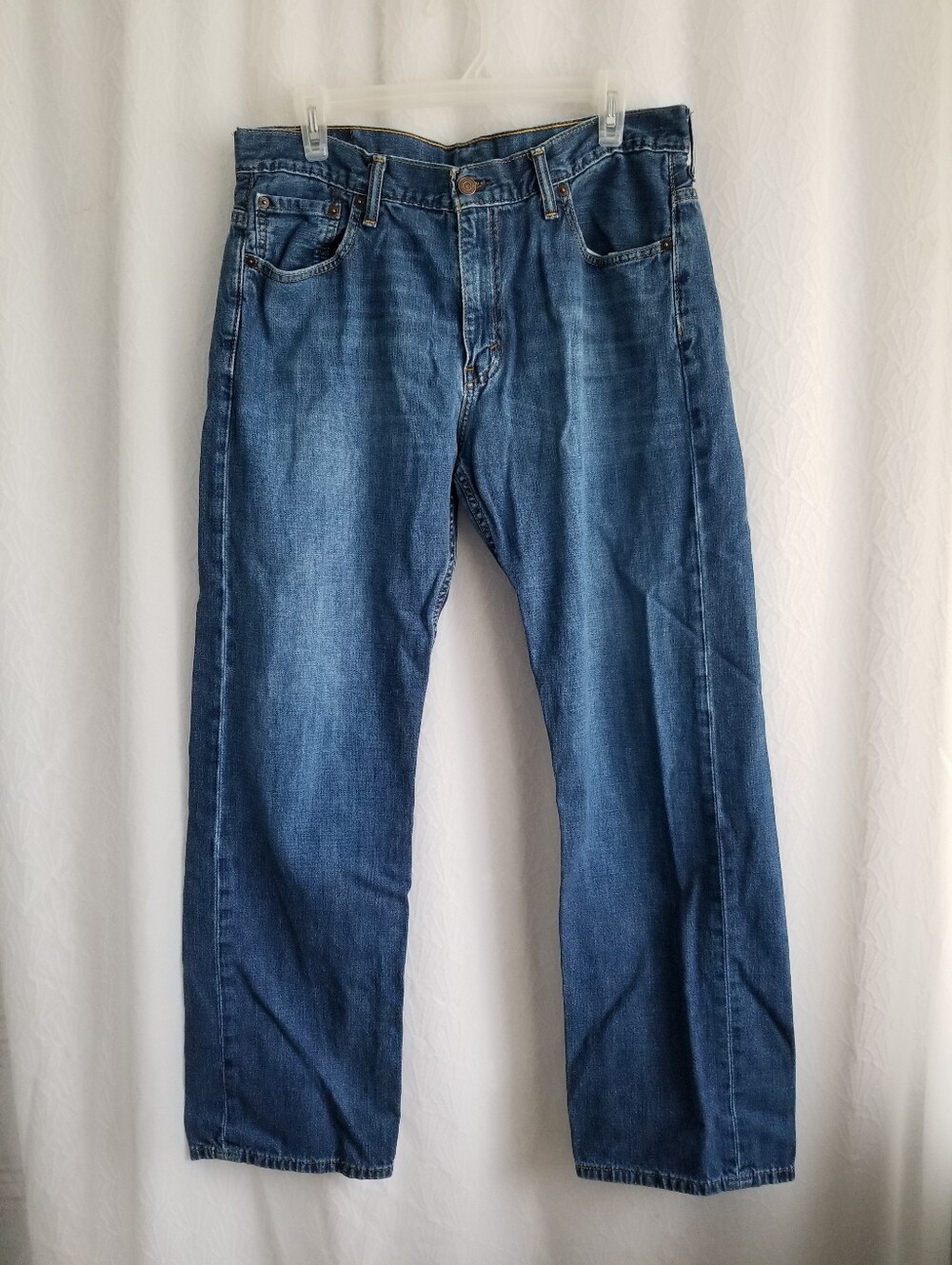 Levi's 569 Men's Straight Fit Blue Denim Jeans 33